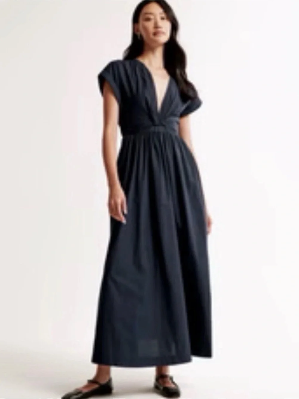 Abercrombie & Fitch Twist Front Maxi Dress